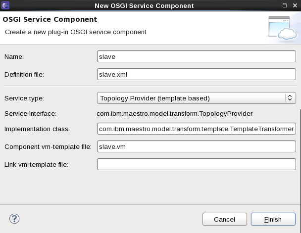 SCAWS OSGIServiceComponent Slave